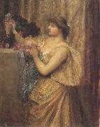 george frederic watts,o.m.,r.a. Portrait of Mary Anderson (mk37) oil painting on canvas